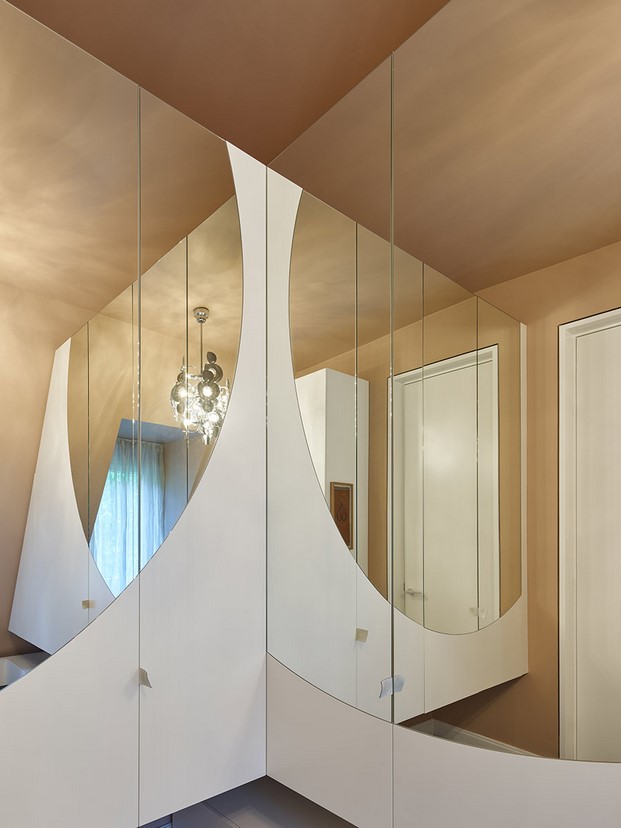 espejos en Casa en Stuttgart de Ippolito Fleitz tendencias interiorismo en diariodesign