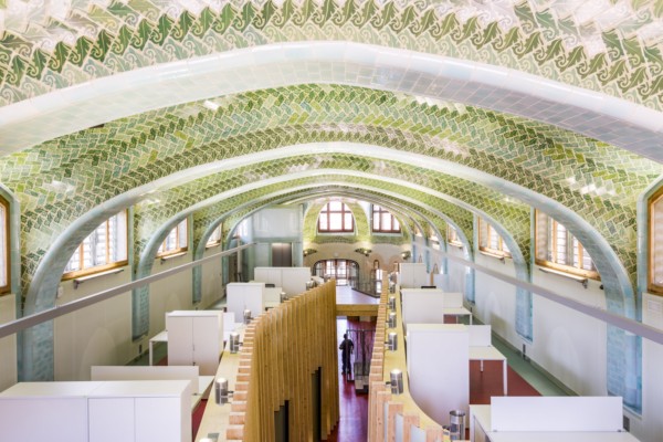 Hospital de Sant Pau reconstruccion edificio modernista