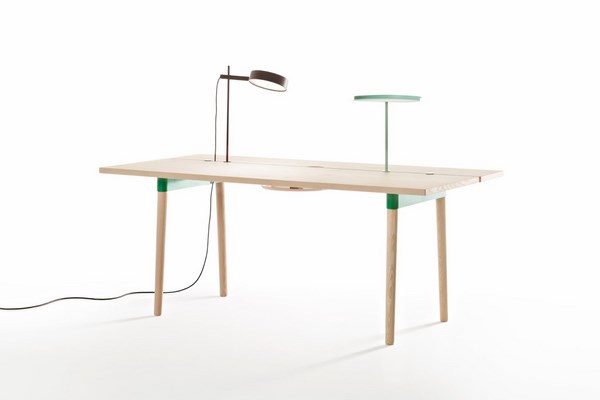 Sistema de mesas Offset de Tomás Alonso Design Studio para Maxdesign Italia diariodesign