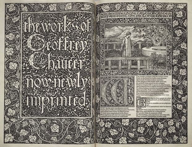 William Morris, tipografías