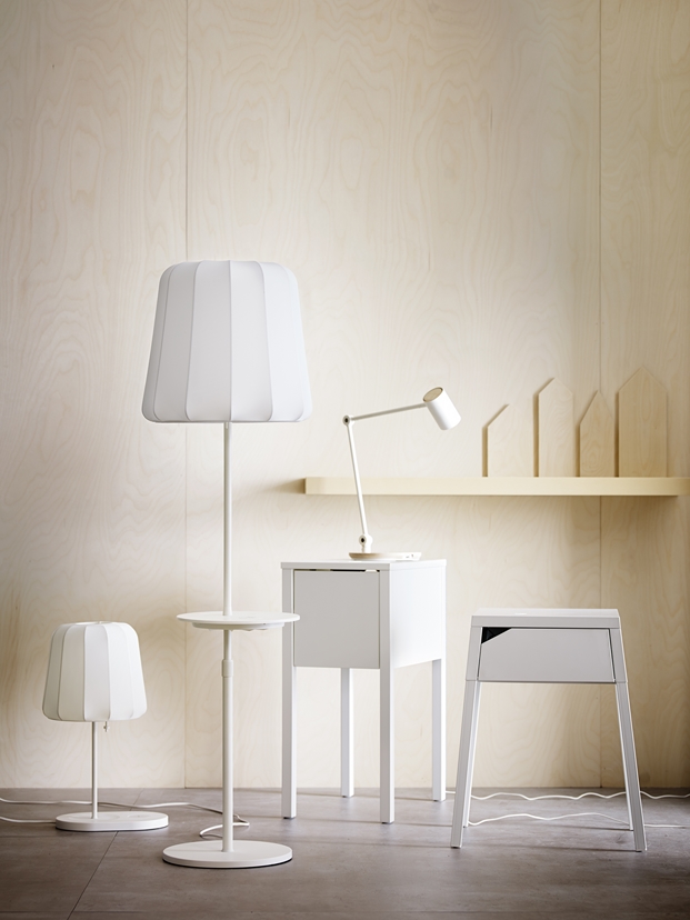 lámparas y mesas ikea coleccion home smart diariodesign