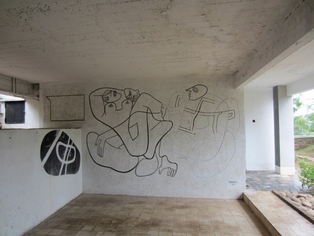 mural de Le Corbusier en E.1027 