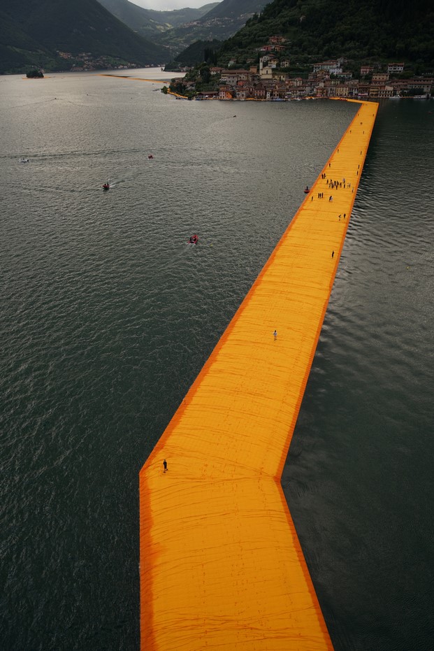 2 The Floating Piers, Lake Iseo, Italy
