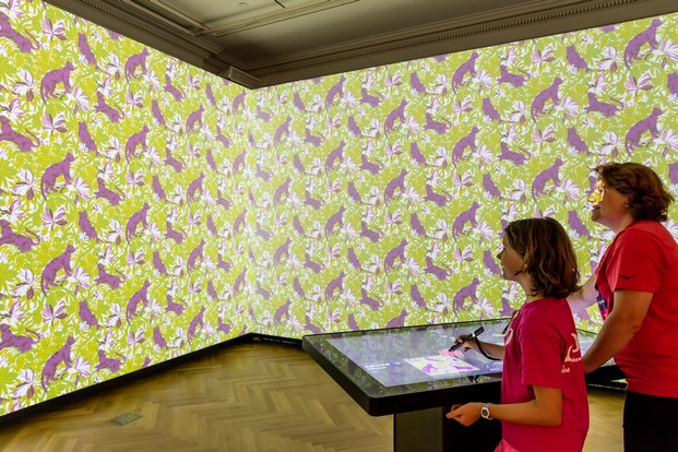 USA Installation view of Immersion Room. Photo by Allison Hale © 2016 Cooper Hewitt, Smithsonian Design Museum