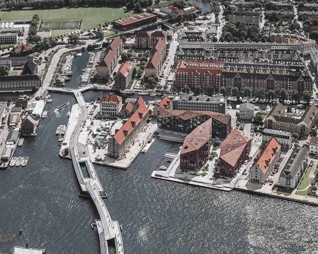 vista aerea apartamentos en copenhage de Krøyers Plads arquitectura democratica Vilhelm Lauritzen Architects y cobe diariodesign