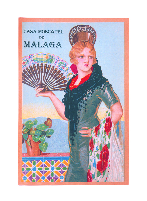 PASA MOSCATEL DE MÁLAGA. [1930]. Málaga.