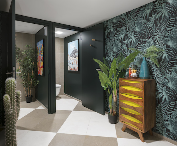 baños eclecticos airbnb paris oficinas