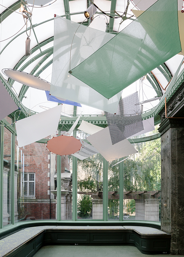 textiles kvadrat en a instalacion Shields en new york diariodesign