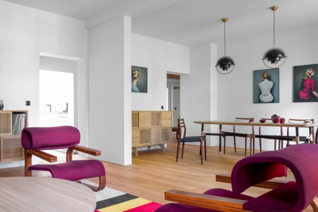 estilo vintage en una vivienda de loft kolasinski diariodesign butacas