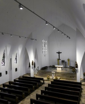 iluminación arquitectónica erco Kirche St Mariä Geburt Grevenbroich diariodesign