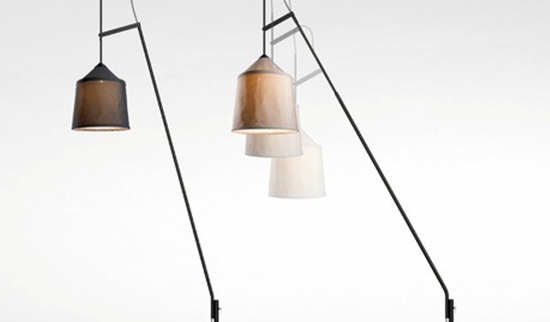 jaima de Marset lampara de exterior con textilene collection ambiente diariodesign
