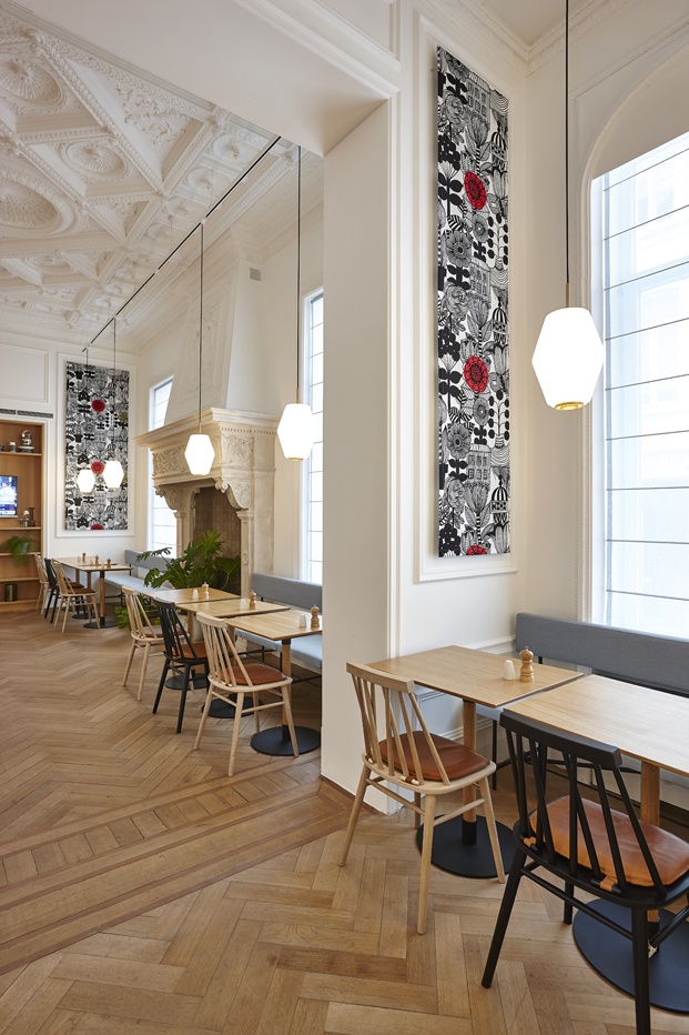 Hygge Hotel en Bruselas interiorismo de michel Penneman restaurante diariodesign
