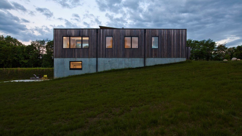 casa de madera modificada térmicamente en indianapolis de haus architects diariodesign