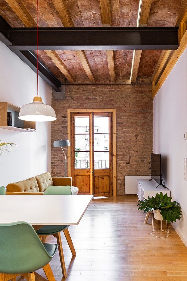 reforma de piso interior por el estudio f2m en barcelona diariodesign