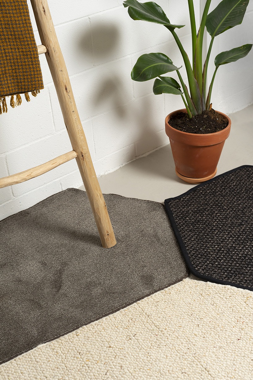 Diseño sostenible. Barcelona. Nutcreatives diseña Trencadís para Barcelona Rugs. Una colección de alfombras modulares.