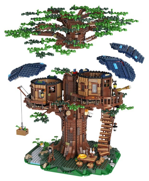 montaje casa del árbol lego diariodesign