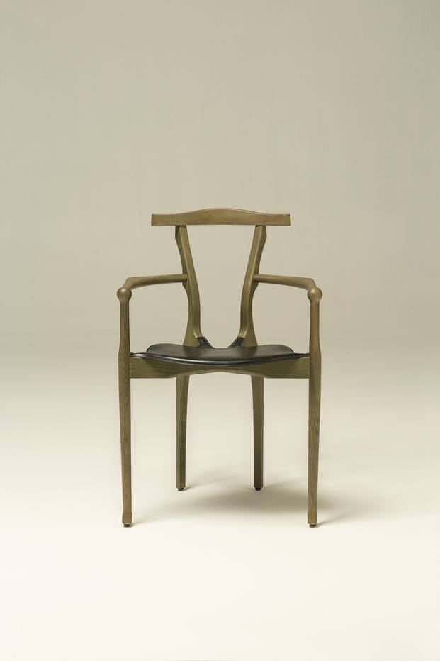 Muebles verdes. Design for Posidonia. Here We Are Collective. BD BARCELONA. Silla Gaulino, de Oscar Tusquet
