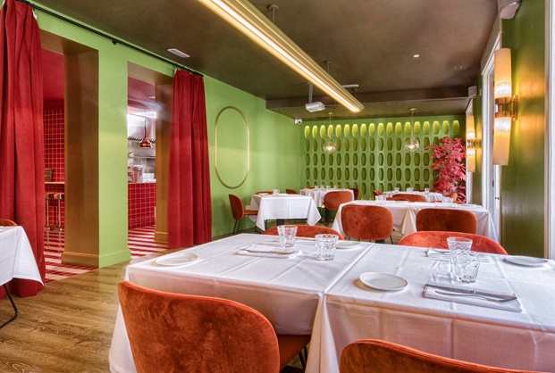 Restaurante italiano Noi Madrid. Interiorismo Ilmiodesign
