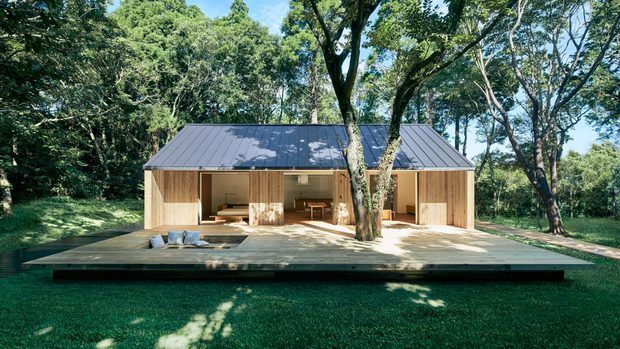 Casa prefabricada estilo japonés