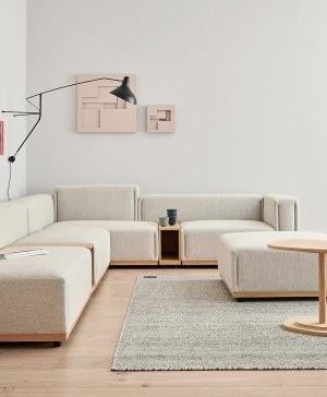 arte y diseño de mobiliario en el showroom de erik jorgensen