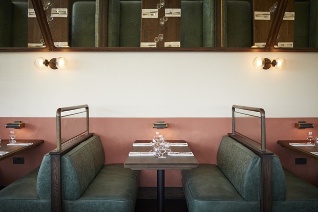 Restaurante Tavolino en Londres, diseñado por Fettle.