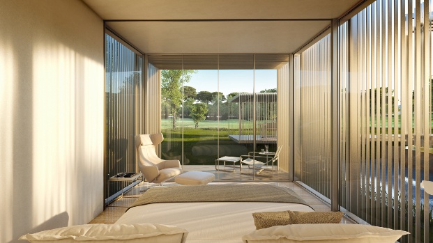 Casa modular L’Olivera 4 en PGA Catalunya Resort Caldes de Malavella de RCR Arquitectes.