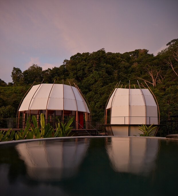 cabañas Coco Villa del Art Villas Resort en Costa Rica. Diseño  ARCHWERK y Formafatal
