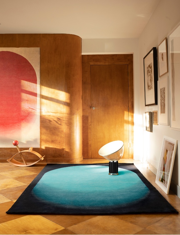 Colección de alfombras 19-19 de Child Studio para Floor_Story inspirada en la Bauhaus.