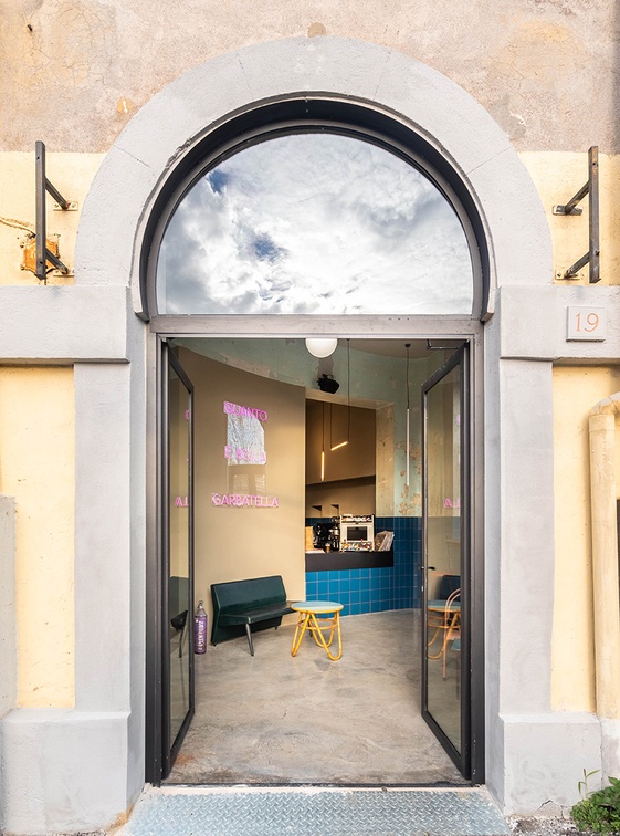restaurante Tre de tutto n Roma. Diseño de STUDIOTAMAT. fotografía ©Seven H. Zhang