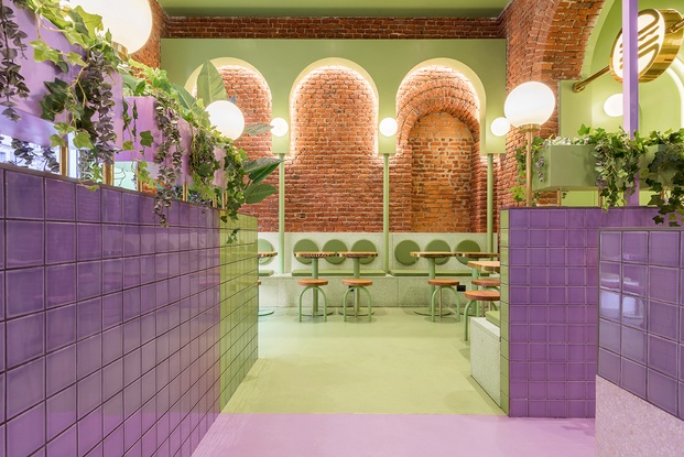Masquespacio diseña el interiorismo de la hamburguesería Bun de Milán