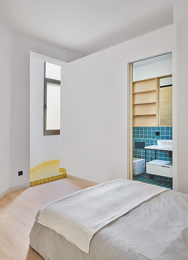 Reforma de un apartamento de 60 m2 en Barcelona. Estudio CO-A.  