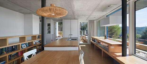Casa pasiva en Girona proyectada por Daniel Tigges y Micheel Wassouf con certificado Passivhaus