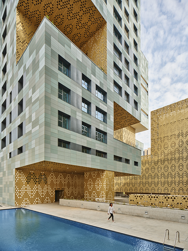 AGi architects propone Wafra Living, un nuevo formato de edificio residencial que da respuesta social a las necesidades urbanas de Kuwait post pandemia. 