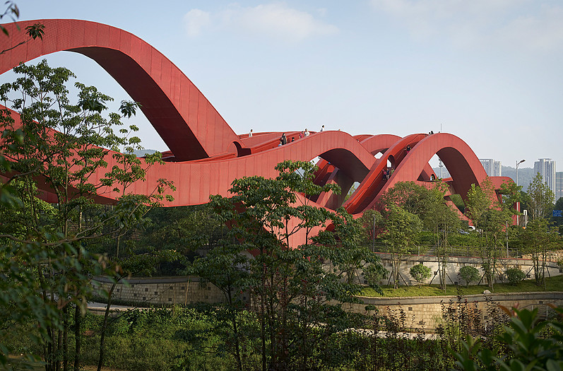 Lucky Knot, Changsha. Puentes alucinantes. Auténticas virguerías del diseño y la ingeniería