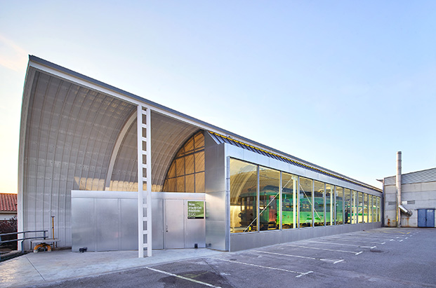Arquitectura nueva Nave-Museo FGC Rubí del estudio AMOO