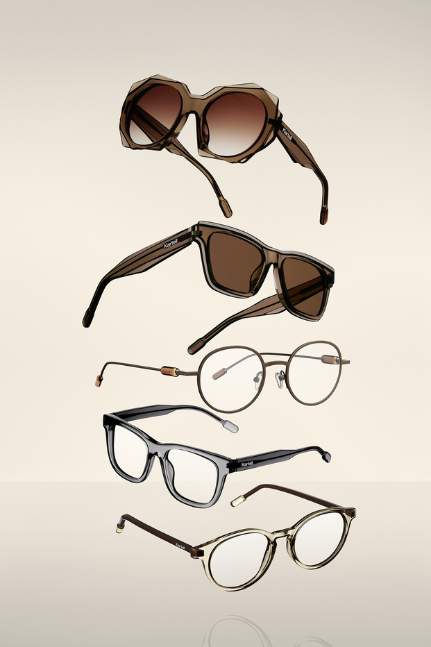 Primera colección de gafas Kartel Eyewear hechas con material bio