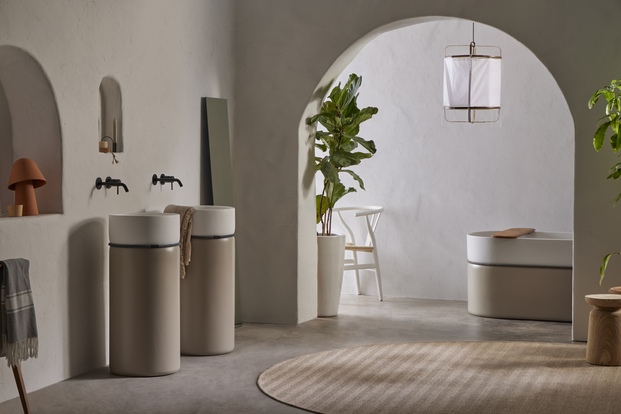 Jorge Herrera firma el diseño de los lavabos Tempo, la nueva pieza de Sanycces.