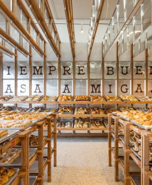 Panadería artesanal Mi Pan Bakery, ubicada en México. Diseñado realizado por Concéntrico.
