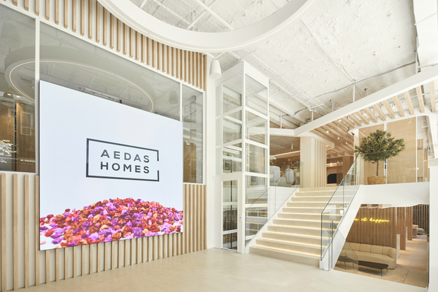 Flagship de la inmobiliaria AEDAS Homes en Madrid