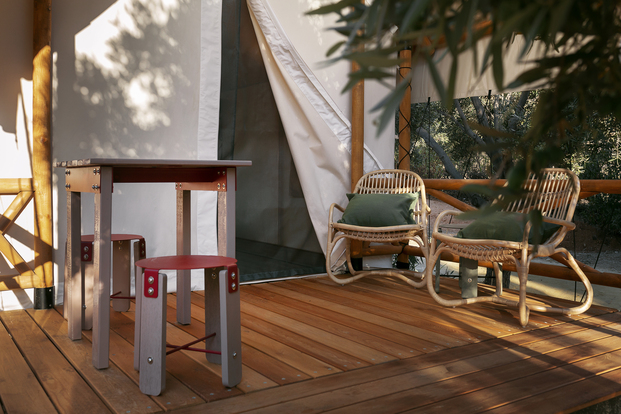 Piezas de diseño de Lagranja Design en el nuevo camping de wecamp en Cabo de Gata