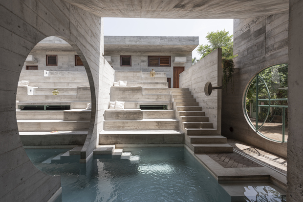 Impresionante arquitectura del hotel boutique Casa TO en México