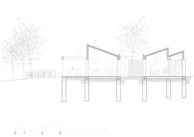Plano de 'La Casa en Cerros de Madrid' de Slow Studio