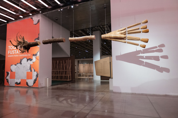 Exposición ¡Toquemos madera! en el Disseny Hub Barcelona