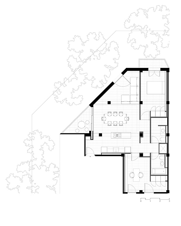 plano arquitectónico de casa