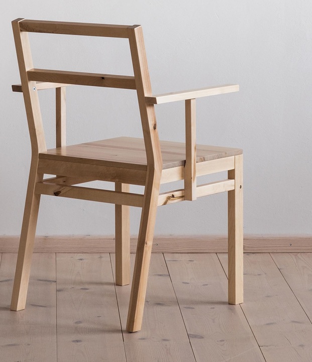 silla de madera, silla sueca, diseño sueco
