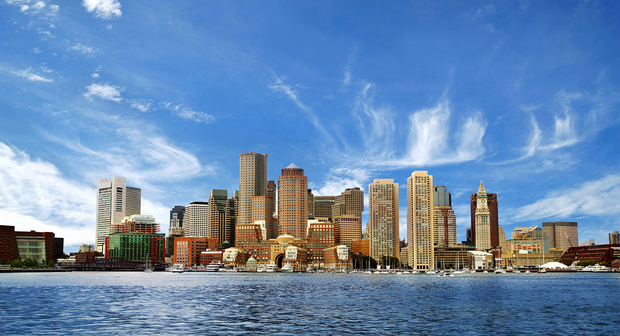 Ciudad de Boston, skyline Boston, edificios

